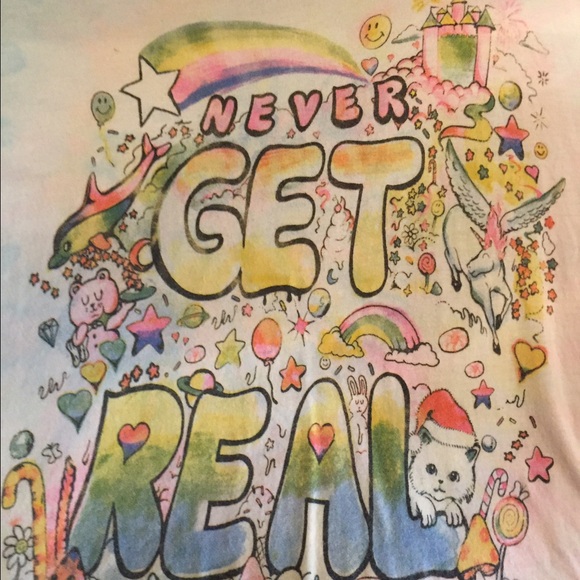 RARE UNIF "Never Get Real" Tee - Picture 2 of 3